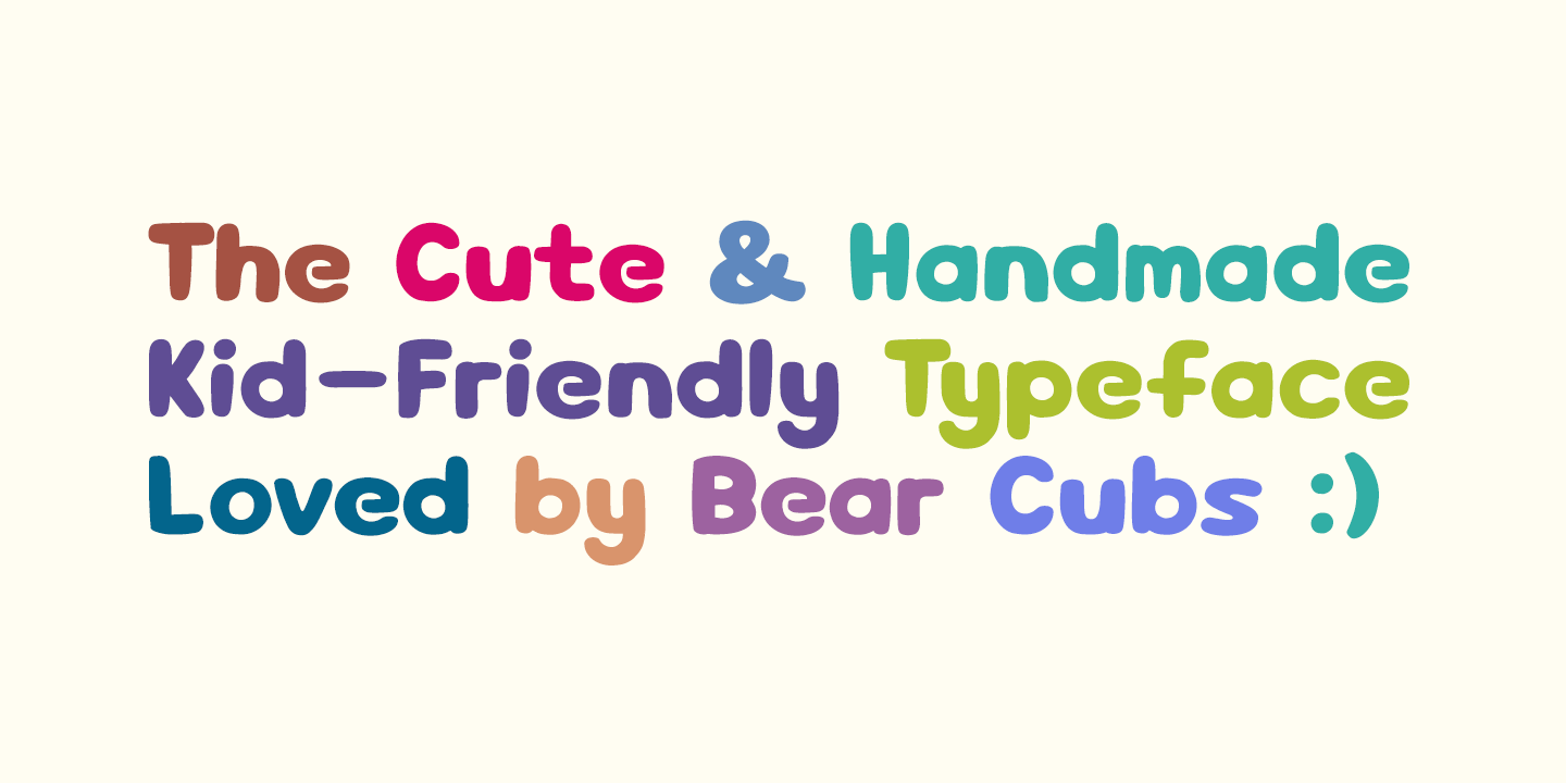 HollaBear 3D Italic Font preview